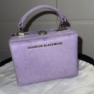 Original Brandon Blackwood Purple PonyHair (Mini) Trunk